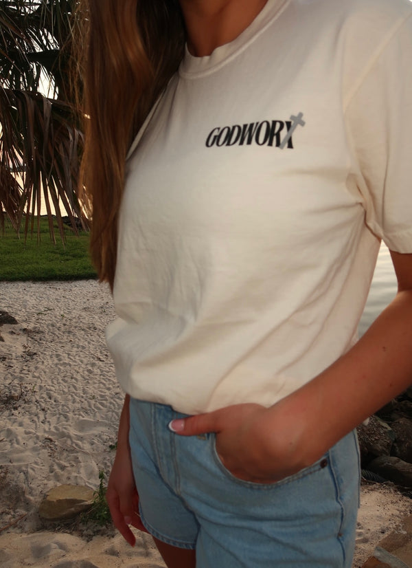 GODWORX Signature Tee- Puff Ink Cross