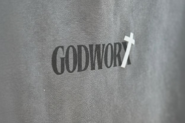 Christian oversized hoodie front view