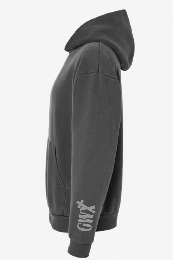 Christian oversized hoodie side view