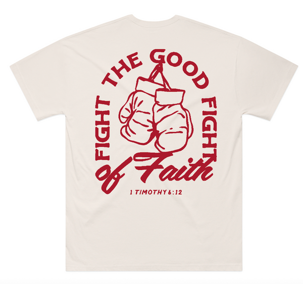 Bone Good Fight Oversized Heavyweight T-Shirt back graphic design