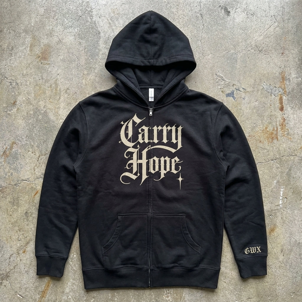 Carry Hope Zip Up