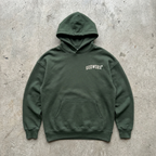 Process Hoodie - Premium Forest Green Pullover Hoodie