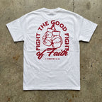 Good Fight Tee - Premium White Graphic T Shirt