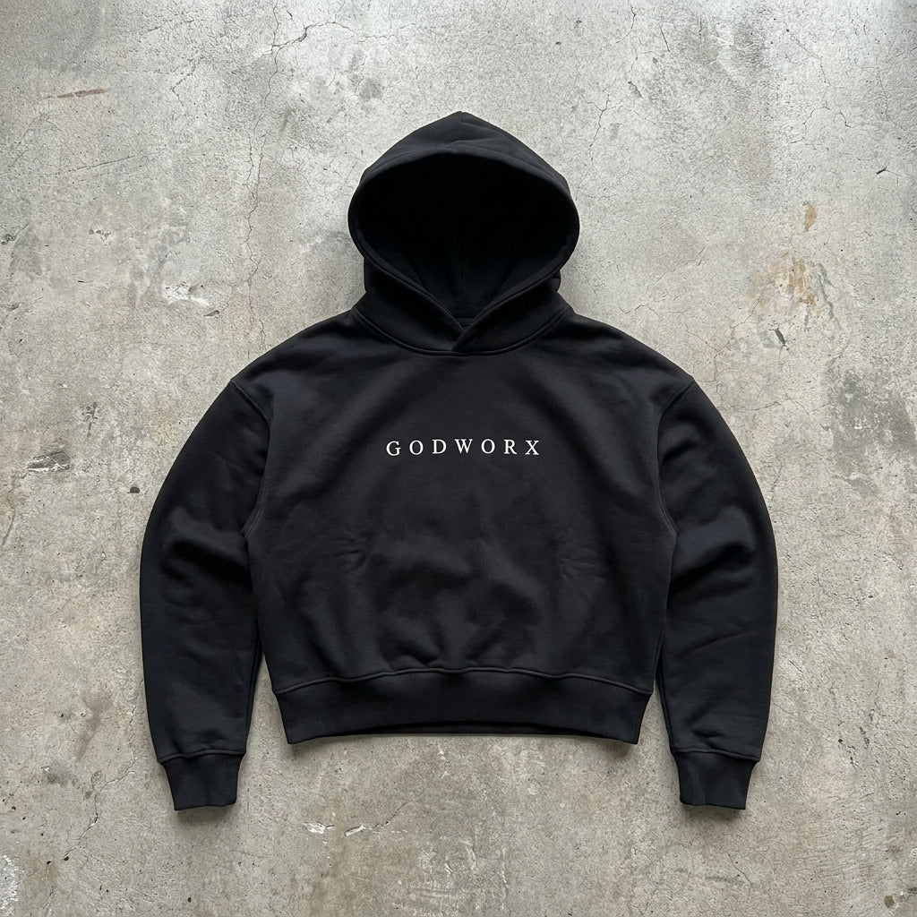 He Always Will - Premium Black Hoodie