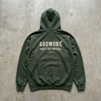 Process Hoodie - Premium Forest Green Pullover Hoodie