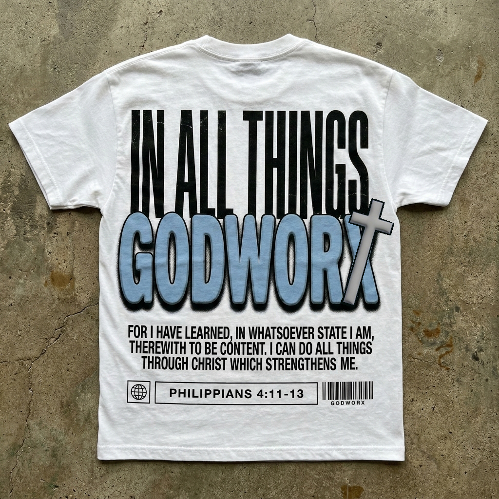Contented Strength - Premium White T-Shirt