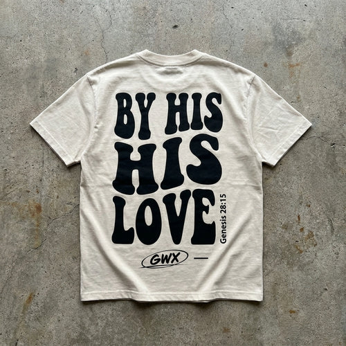 By His Love - Vintage Cream T Shirt